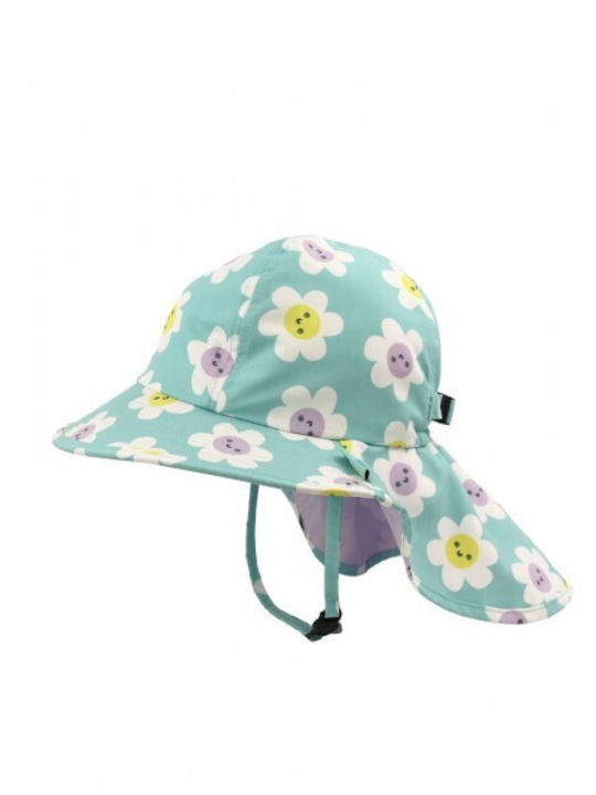 Zoocchini Kids' Hat Fabric Sunscreen Light Blue