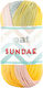 Kamgarn Papatya Sundae 04 Multicolour Knitting Yarn