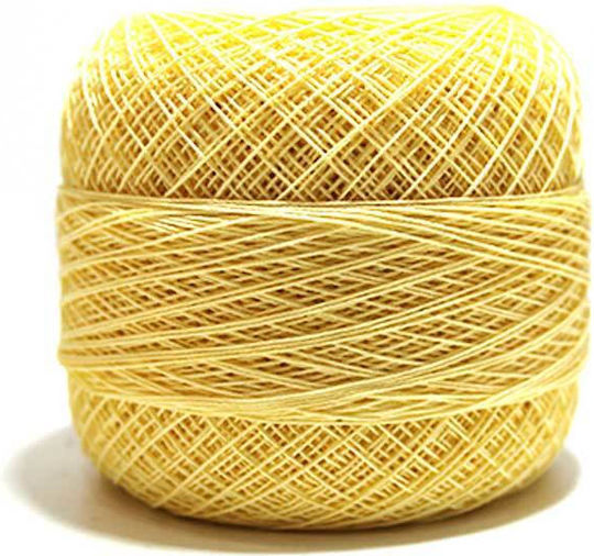 Νήμα 100%βαμβακερό Του Αετού Nou40 Col 566 Κίτρινο 50gr 420mtr
