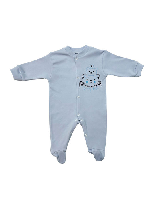 Bunny Bebe Babystrampler Langärmliges Sky Blue