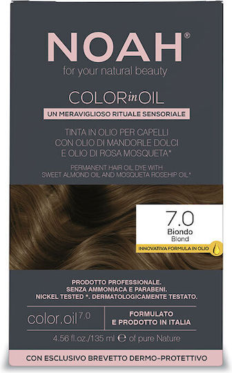 Noah for Beauty Vopsea De Păr Fără Amoniac 7.0 Blond 135ml