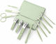 Manicure Set Paloma Beauties Higiene Y Bienestar Green 12 Pieces