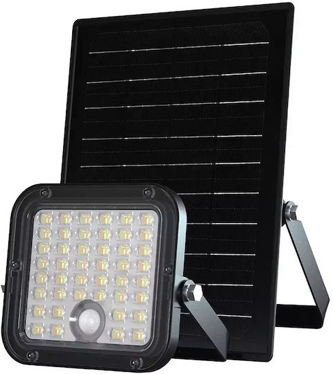 V-TAC Solar Light 10W 1500lm Natural White with Motion Sensor IP65 13.4cmx3.12cmx12.1cmcm