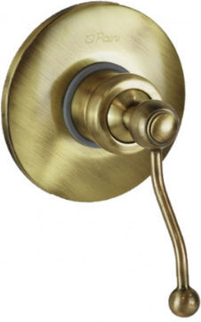 Paini Set Mischer & Duschkopf für Wandmontage für Dusche 1 Ausfahrt Bronze