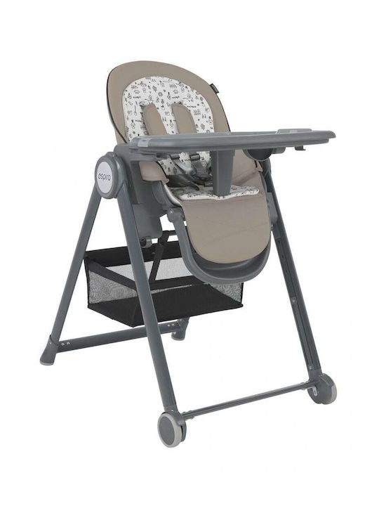 Espiro Penne Foldable Baby Highchair 109 Beige