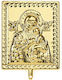 Icon Golden Pin Holy Mary Nu2051g