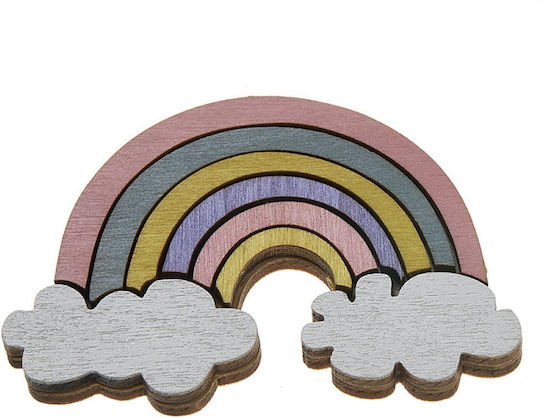 Rainbow Rs004 Wood Decorative Element for Wedding Favors 1pcs