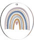 Plexi Bedrucktes Regenbogen Himmel 5cm K621