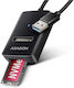Axagon Case for Hard Drive M.2 SATA III with Connection USB 3.2 / SATA