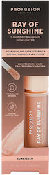 Ray Sunshine Liquid Highlighter Illuminator Golden Hour Profusion Cosmetics 4 Ml Ray Sunshine Liquid Highlighter Illuminator Golden Hour Profusion Cosmetics 4 Ml