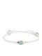 Moero Women's Bracelet with design Eye made of Silver