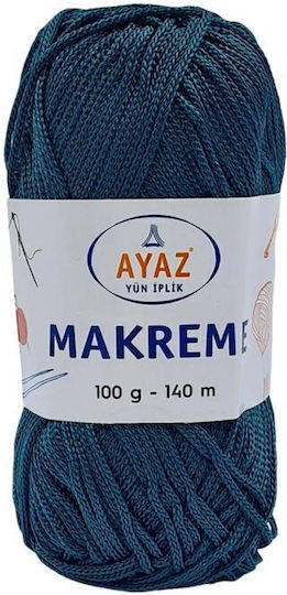Νήμα Τσάντες Ayaz Makreme 2873 Σκούρο Πετρόλ 100gr