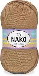 Strickgarn Nako Elit Baby 974 Camel 250m100g