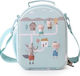 Tutete Kids' Insulated Lunch Bag Handbag Light Blue 18x12x10.5cm