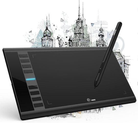 Ugee M708 Γραφίδα Σχεδίασης χωρίς Οθόνη 6"