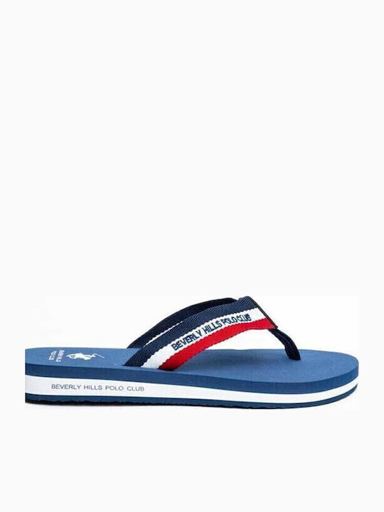 Beverly Hills Polo Club Herren Flip Flops Blau