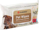 Flamingo 40 Dog and Cat Wipes for Body Cleansing Fragrance-Free