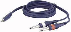 Mini Jack To 2 Mono Jacks 1.5m Dap Audio Fl31150