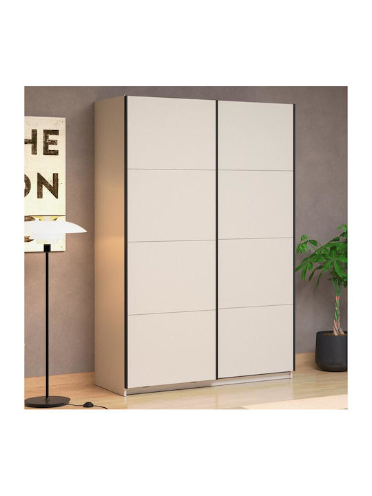 Double Door Wardrobe Gard 150 Cashmere 146x61x217cm