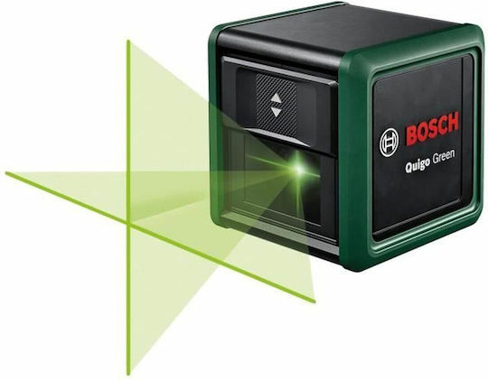 Bosch Γραμμικό Αλφάδι Laser Πράσινης Δέσμης 1.5V με Εύρος Εργασίας 12m