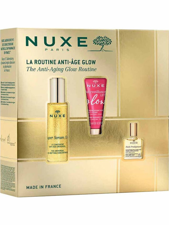 Nuxe Anti-Aging Glow Routine Set Îngrijire pentru Anti-îmbătrânire, Strălucire & Tonifiere Nuxe Anti-Aging Glow Routine Set Îngrijire pentru Anti-îmbătrânire, Strălucire & Tonifiere