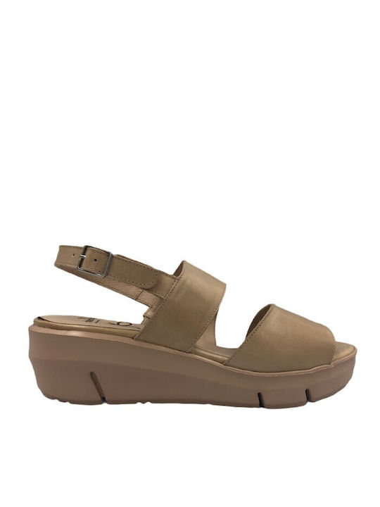 Γυναικεία Σανδάλια Flatforms Μπεζ