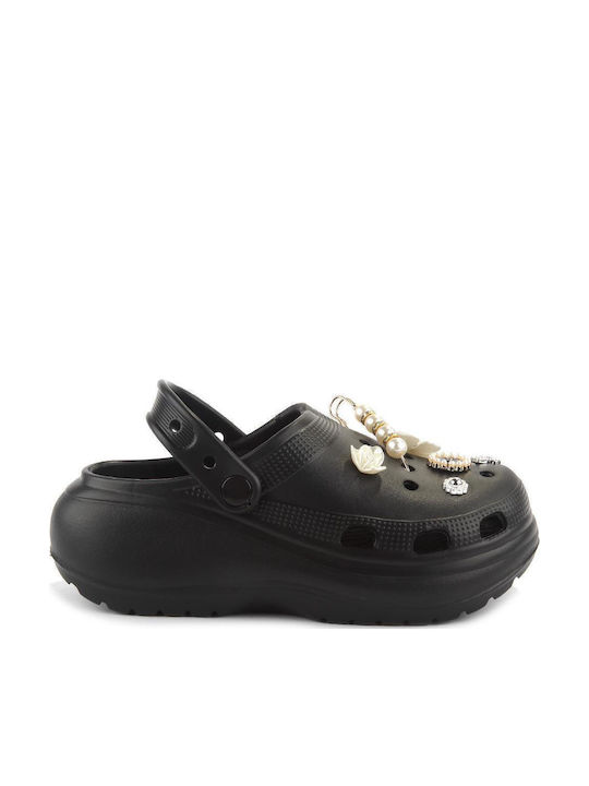 Fshoes Women's Clogs Black