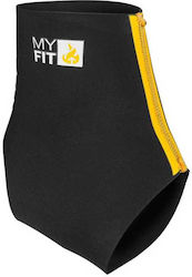 Myfit Footies 3χιλ Low Cut Μαύρα Μέγεθος 43-46