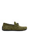 Men's Suede Moccasins Green