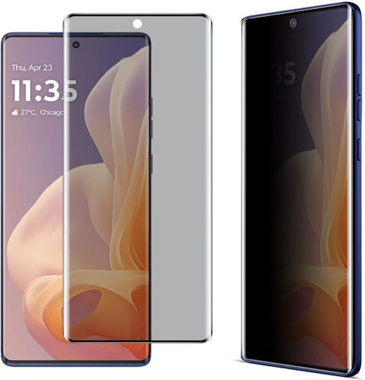 Imak Privacy Full Face Tempered Glass Μαύρο (Moto G85)