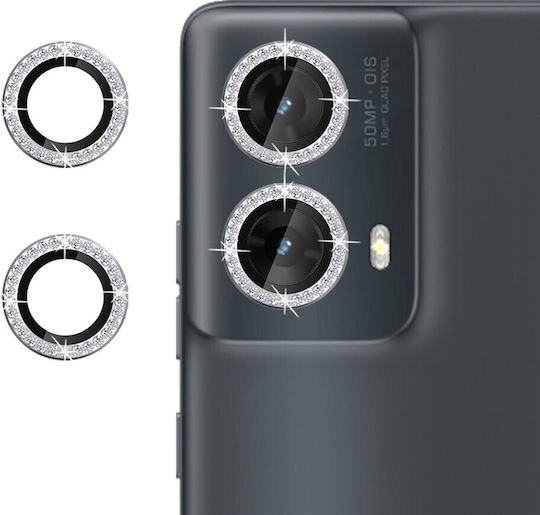 Kalebol Camera Protection Tempered Glass Silver for the Motorola Moto G85 5G