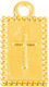 Amulet Metalic Cruce E36