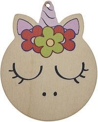 Unicorn Din Lemn 8 Cm Zl64070