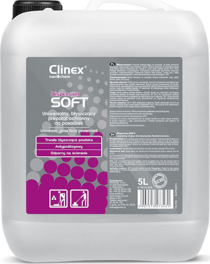 Clinex Lichid de Curățare pentru Podele cu Acțiune de Dezinfectare 1x5l