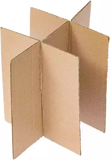 Διαχωριστικό Χαρτοκιβωτίου Δοχεία Tins 6 X 1lt 24,8 X 16,5 X 20εκ 50τμχ