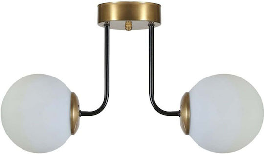 Opviq Pablo Ceiling Mount Light 40cm Multicolor with Socket E27