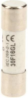 Hager Cylindrical Fuse 16a 10.3x38 Slow Blow