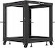 Lanberg Επιτοίχια Καμπίνα Rack 12U Μαύρο