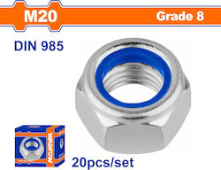 Wadfow Nuci de siguranță pentru Surub M20mm 20buc DIN 985