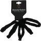 Beauty Salon Hair Scrunchies Black Design Set 5 Pieces