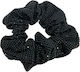 Beauty Salon Hair Scrunchy Black Rhinestone Black