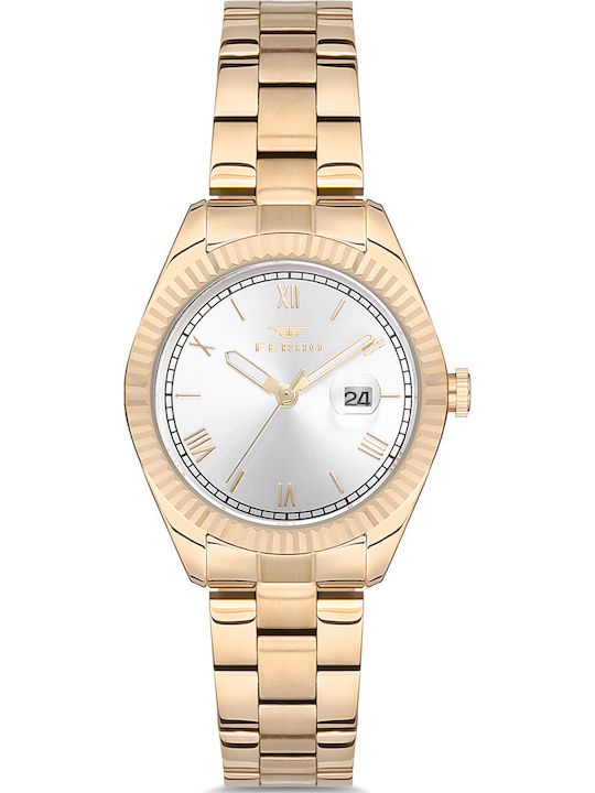 Ferro Watch Battery with Metal Bracelet