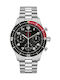 Bulova Marine Star Ανδρικό Ρολόι Μπαταρίας με Ασημί Μεταλλικό Μπρασελέ