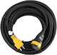 Stanley mit Kabel 10m Durchmesser 3 x 1.5mm² Wasserdicht Schwarz