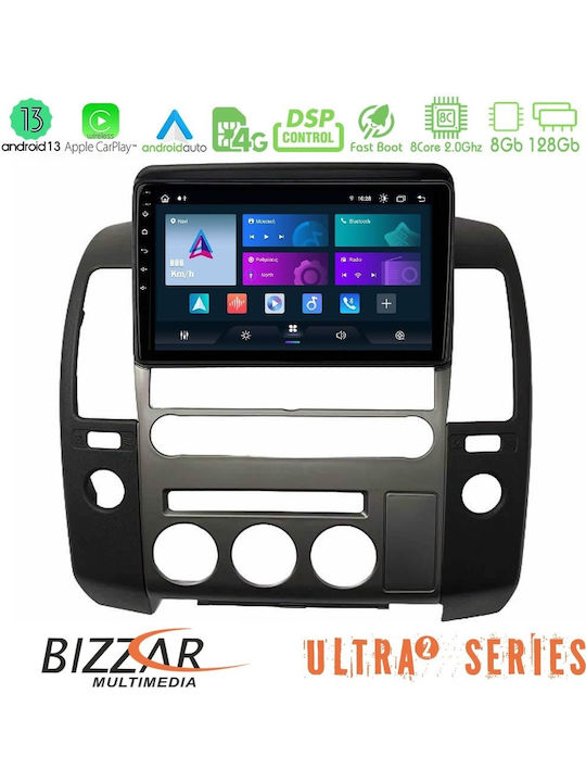 Bizzar Car Audio System for Nissan Navara / Pathfinder 2006-2012 (Bluetooth/USB/WiFi/GPS/Apple-Carplay/Android-Auto) with Touch Screen 9"