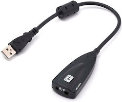 Spacer Sound Card External 7.1 Usb 2.0 Interface 18cm Cable 3.5 Mm Jack Connectors "spsc-usb-02" Includes Green Stamp 0.18lei Spacer Sound Card External 7.1 Usb 2.0 Interface 18cm Cable 3.5 Mm Jack Connectors "spsc-usb-02" Includes Green Stamp 0.18lei