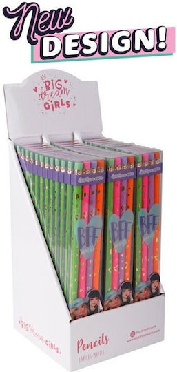 Set 4 Pencils Bd23011 Big Dream Girls 8435250933860