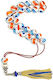 Roloi Komboloi Camel Bone Worry Beads Multicolour 30cm