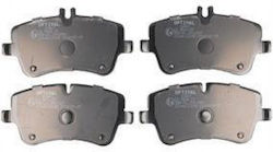 Front Brake Pad Set Car Brake Pads & Rotors Optimal Mercedes C-Class W203 Clk C209 Slk R171 4 Pieces Opt-bp-10467 0986424517 Front Brake Pad Set Car Brake Pads & Rotors Optimal Mercedes C-Class W203 Clk C209 Slk R171 4 Pieces Opt-bp-10467 0986424517