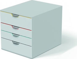 Durable Desktop Drawer 4 Positions Multicolour Varicolor